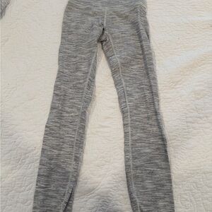 Lululemon Athletica Heathered Gray Leggings